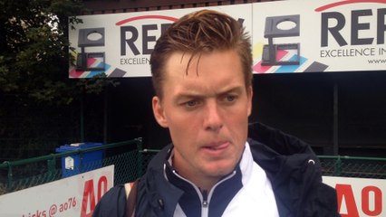 Tom Boon après le match Leo-Racing