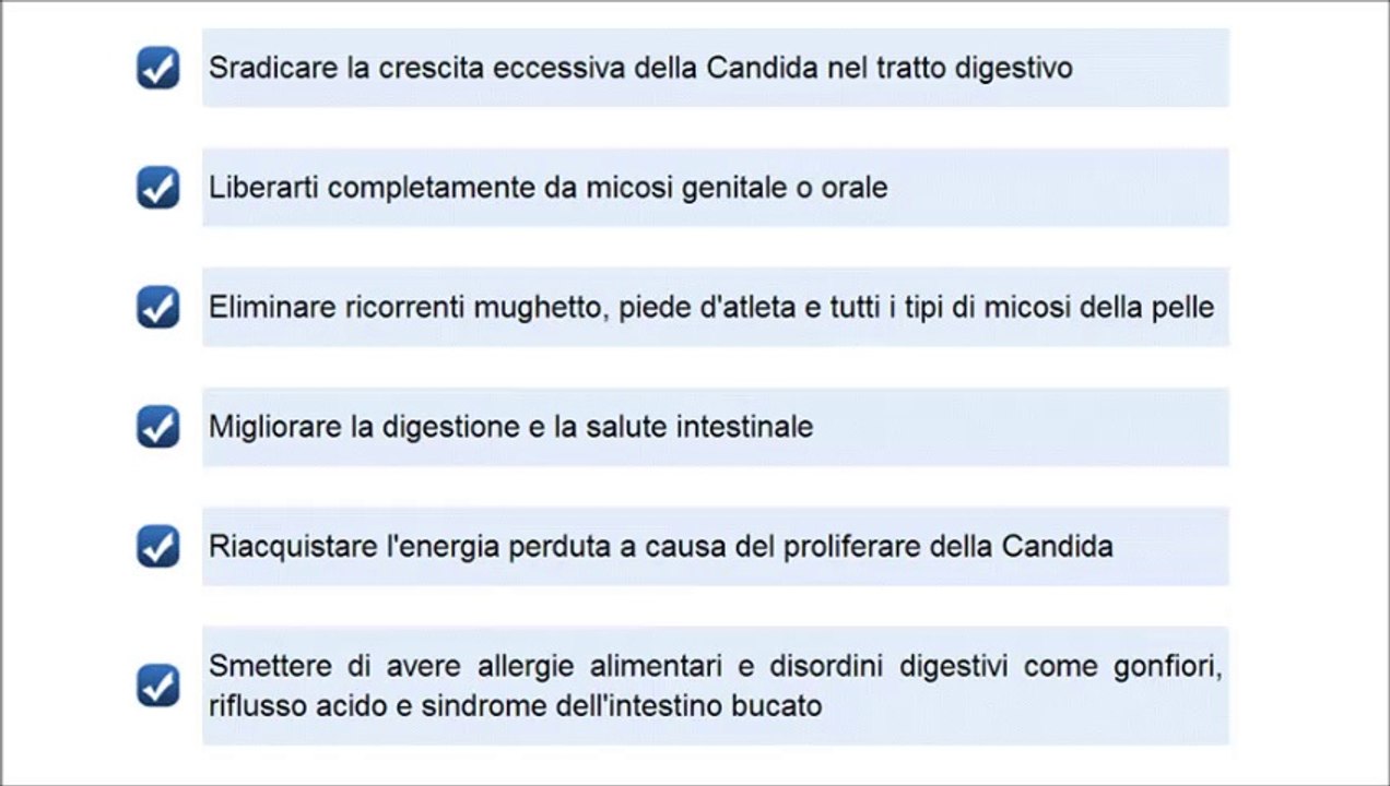 Curare la candida in modo naturale