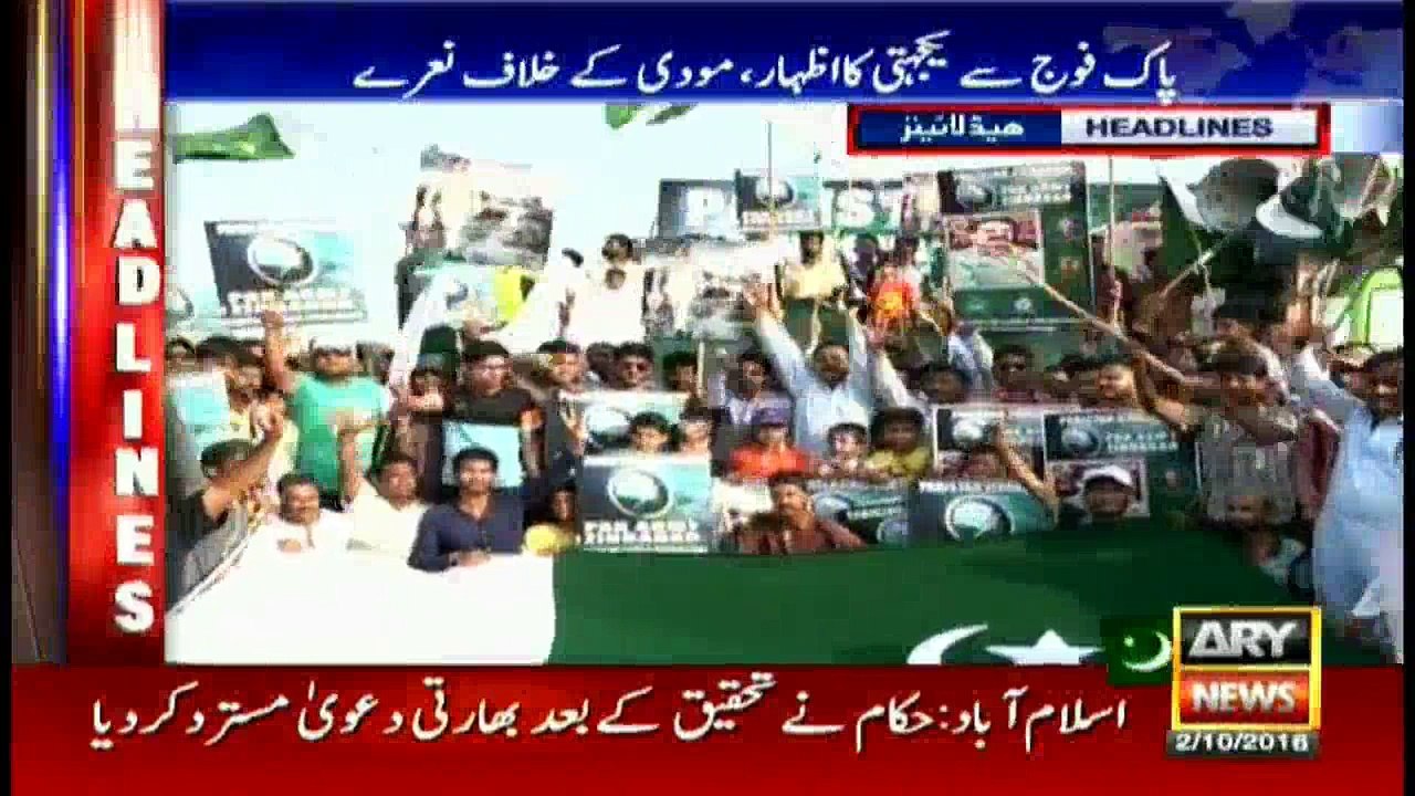Headlines 2200 2nd October 2016