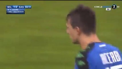 1-2 Francesco Acerbi Goal HD - AC Milan 1-2 Sassuolo 02.10.2016 HD