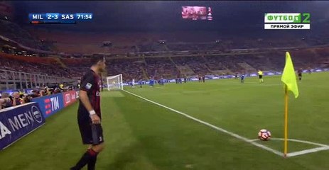 Manuel Locatelli  Goal - AC Milan 3-3 Sassuolo 02.10.2016