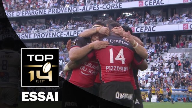 TOP 14 ‐ Essai Josua TUISOVA (RCT) – Toulon-Montpellier – J7 – Saison 2016/2017