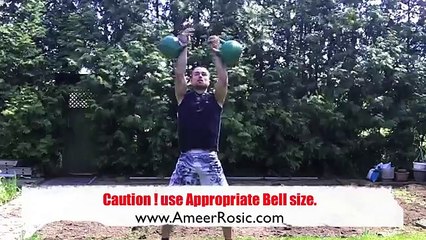 Ameer Rosic - Double Kettlebell Snatch Workout