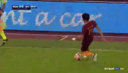 1-0 Edin Dzeko Goal HD - Roma 1-0 Inter 2.10.2016 HD