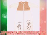 Get Winter Baby Sleeping Bag Long Sleeves 2.5 Tog - Cartoon Animal - 6-18 months/35inch Top