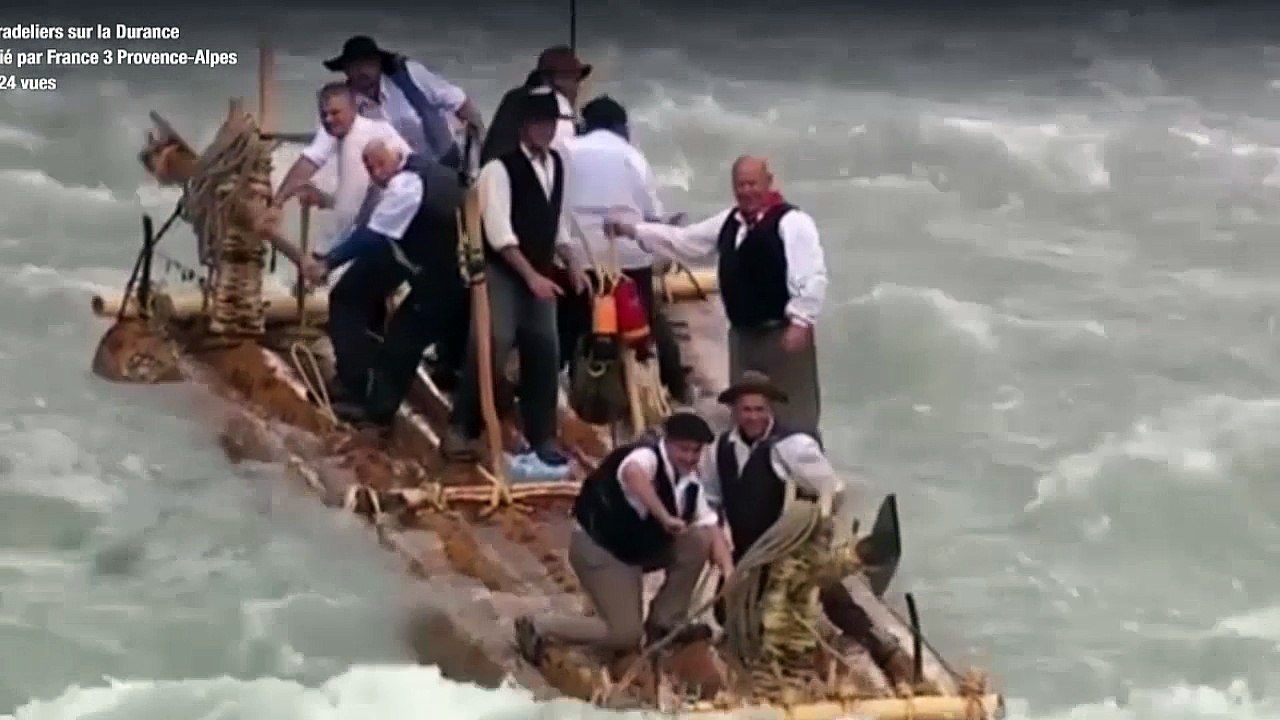 D!CI TV : Alpes du Sud : Les radeliers de la Durance à l'honneur sur France 3