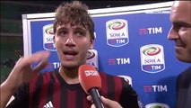 Intervista dopo partita a Locatelli, primo gol in serie A (02.10.2016)