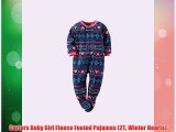 Get Carters Baby Girl Fleece Footed Pajamas (2T Winter Hearts) Hot Sell