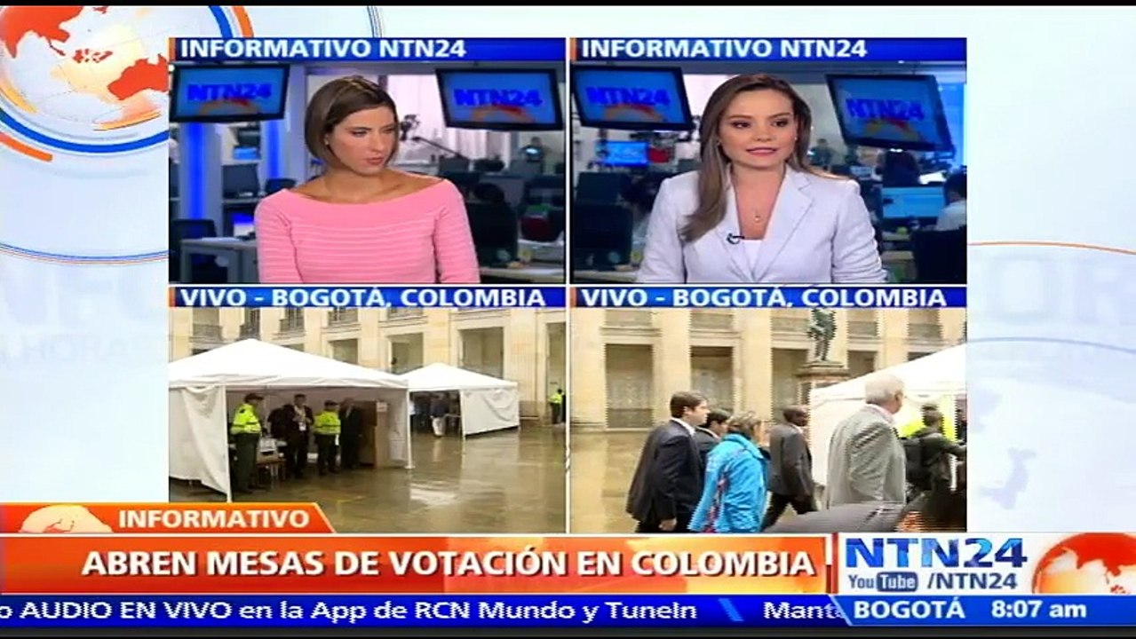 Colombianos deciden en las urnas si apoyan o no el acuerdo de paz entre el Gobierno y las FARC