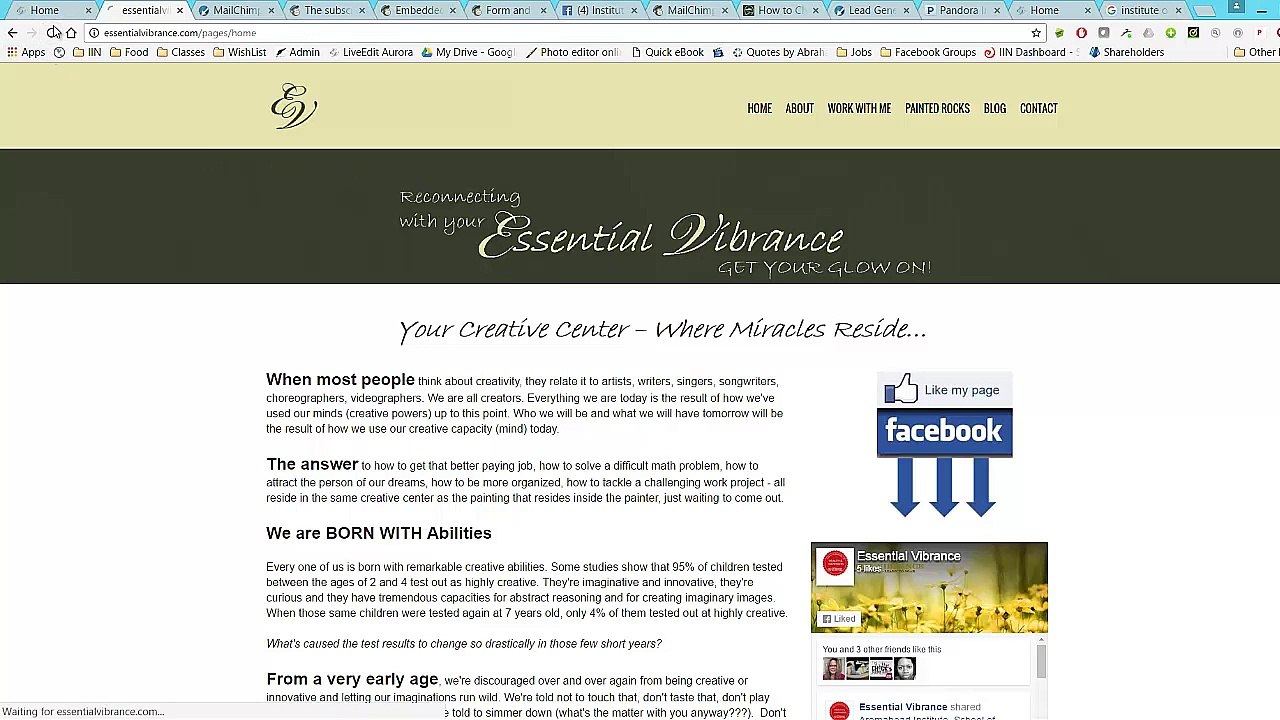 IIN - Institute For Integrative Nutrition Website - Embedding a MailChimp Form Into Our Website