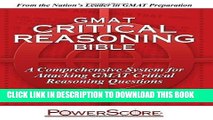 [PDF] By David M. Killoran The PowerScore GMAT Critical Reasoning Bible (1st) Popular Online