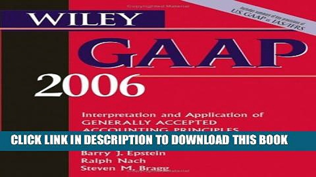 [PDF] Wiley GAAP 2006: Interpretation and Application of Generally Accepted Accounting Principles: