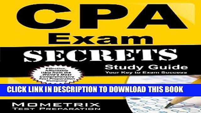 [PDF] CPA Exam Secrets Study Guide: CPA Test Review for the Certified Public Accountant Exam