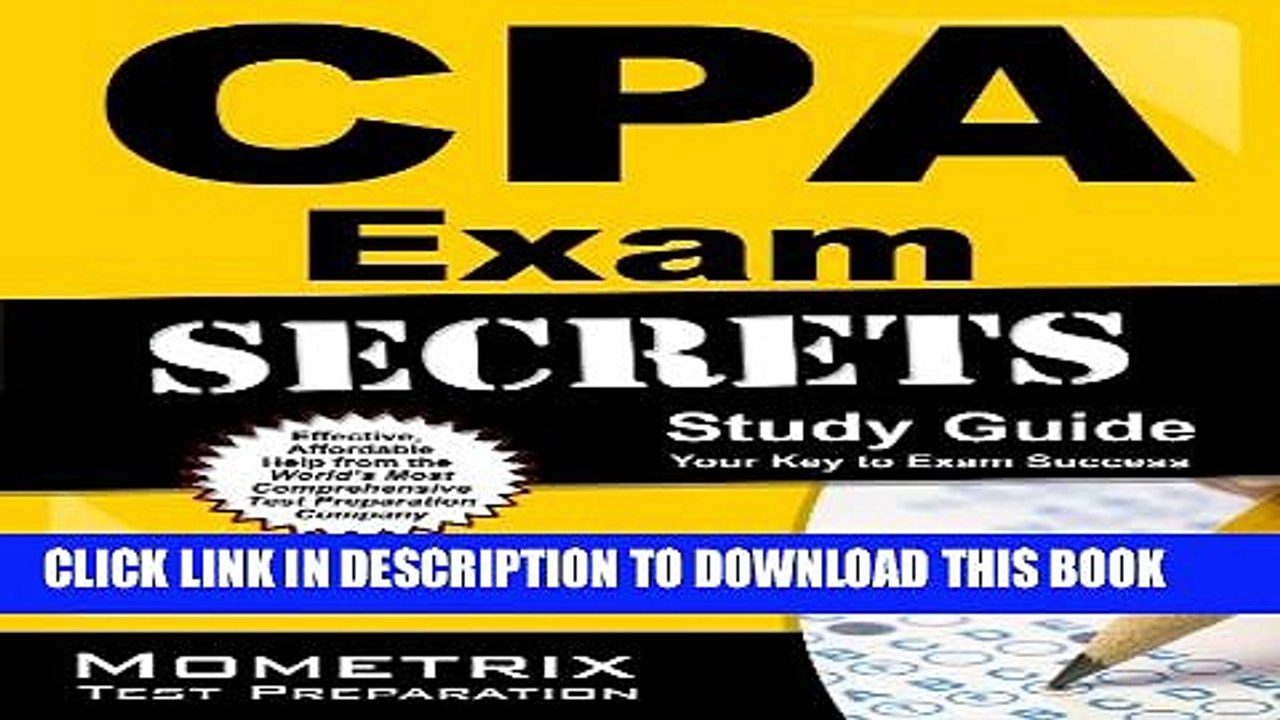 [PDF] CPA Exam Secrets Study Guide: CPA Test Review for the Certified Public Accountant Exam