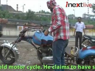 11 feet long Royal Enfield motor cycle