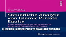 [PDF] Steuerliche Analyse von Islamic Private Equity: BerÃ¼cksichtigung gesellschaftsrechtlicher