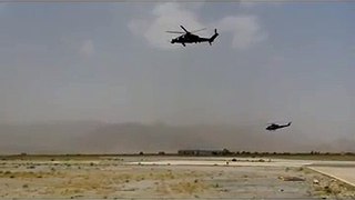 Turkish T-129 undergoing tests in Balochistan Pakistan Army