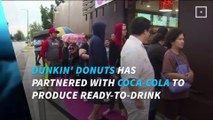 Dunkin' Donuts, Coca-Cola to unveil bottled coffee drinks in 2017