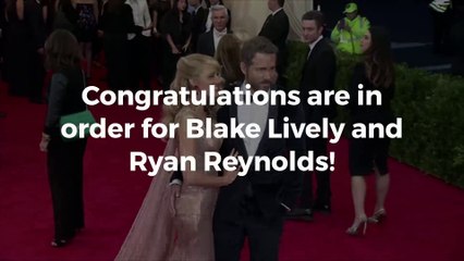 Blake Lively gives birth, welcomes second child with Ryan Reynolds