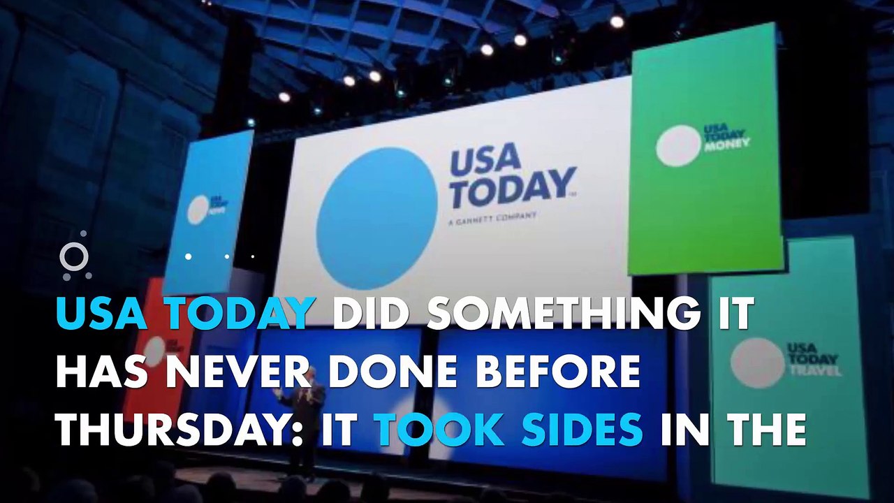 USA Today denounces Trump, tells audience he's 'unfit for the presidency'