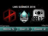 《LOL》2016 LMS 夏季賽 粵語 W5D3 M17 vs XG Game 2