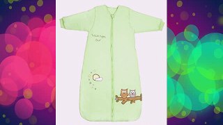 Get Winter Baby Sleeping Bag Long Sleeves 3.5 Tog - Mint Owl - 6-18 months/35inch Top Sell