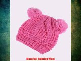 Get Tonsee Cute Baby Kids Girl Boy Dual Balls Warm Winter Knitted Cap Hat Beanie Top Sell
