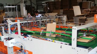 JWG1800 semi automatic folder gluer for lock bottom