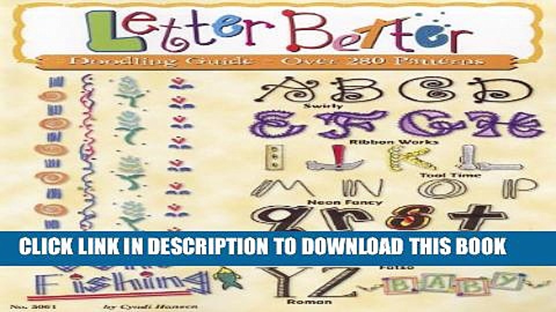 [PDF] Letter Better: Doodling Guide Over 280 Patterns (Design Originals) Full Online