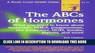 New Book ABC s of Hormones (Good Health Guides)