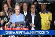 Álvaro Uribe llamó a un “pacto nacional” luego de la victoria del No en plebiscito