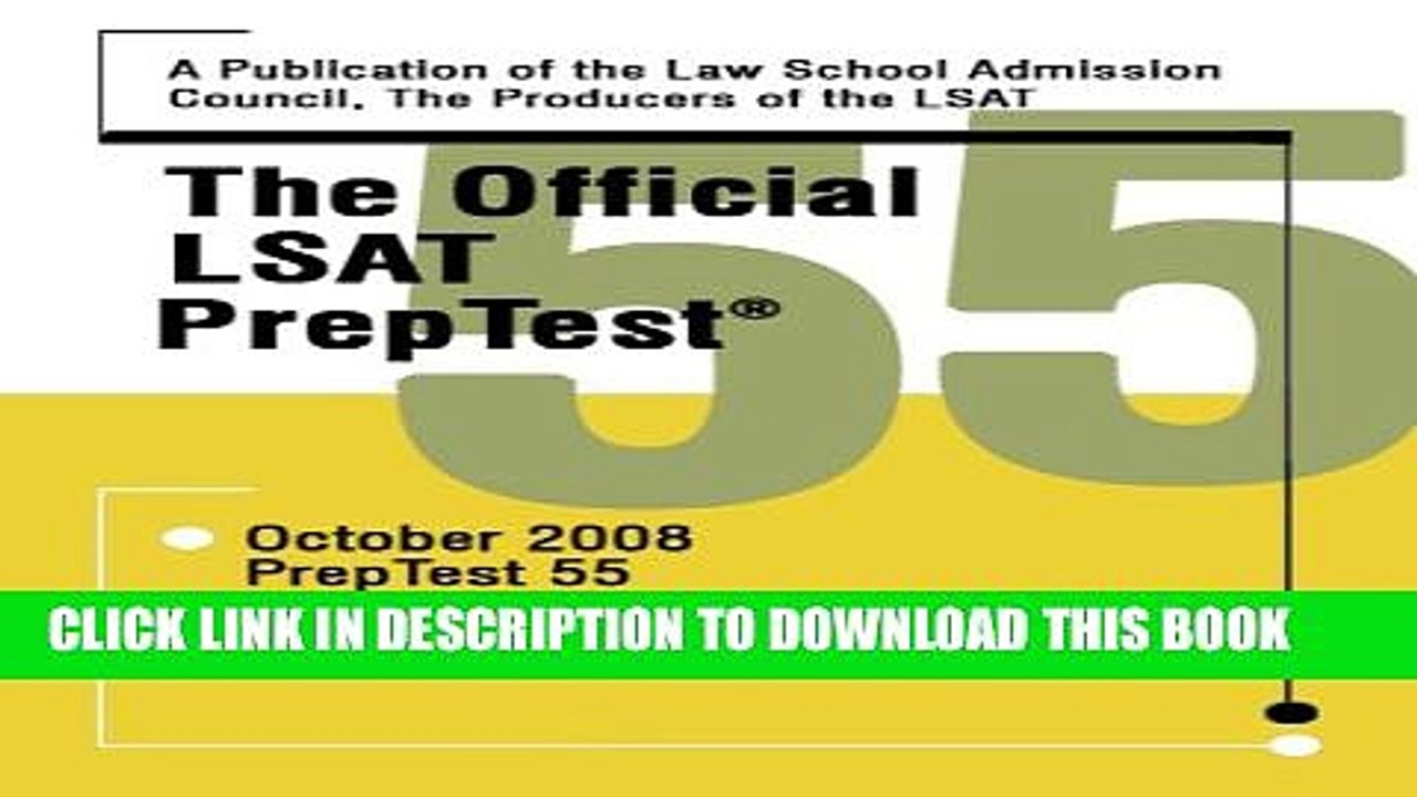 [PDF] The Official LSAT Preptest 55 Full Online