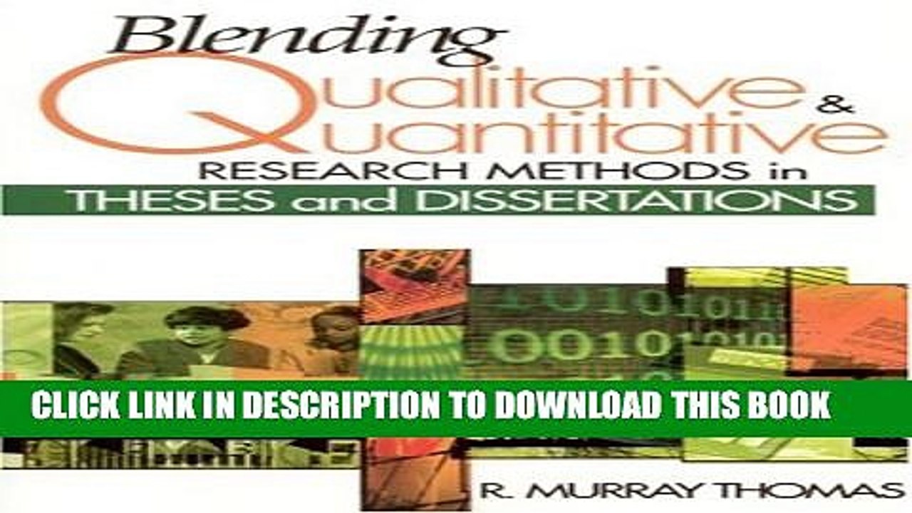 [PDF] Blending Qualitative and Quantitative Research Methods in Theses and Dissertations Popular