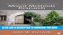 [Read PDF] A Concise  Introduction to Mixed Methods Research (Sage Mixed Methods Research)