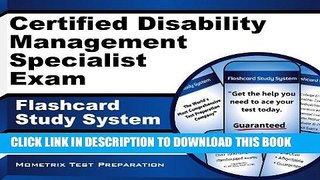 [PDF] Certified Disability Management Specialist Exam Flashcard Study System: Cdms Test Practice