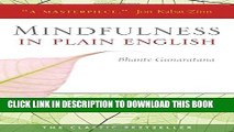 [PDF] Mindfulness in Plain English: 20th Anniversary Edition Popular Collection