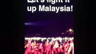 USHER PERFORMING IN CONCERT IN MALAYSIA