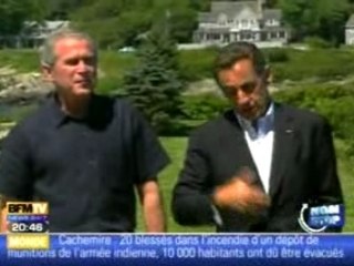 NICOLAS SARKOZY CHER GEORGE W BUSH FAMILE