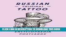 Collection Book Russian Criminal Tattoo Encyclopaedia Postcards