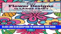 [PDF] Easy Flowers Designs in Large Print : Coloring Book For Adults (The Stress Relieving Adult