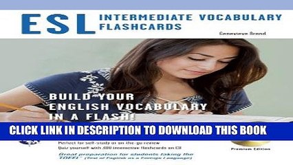 [PDF] ESL Vocabulary Flashcards w/Audio CD (English as a Second Language Series) Full Colection