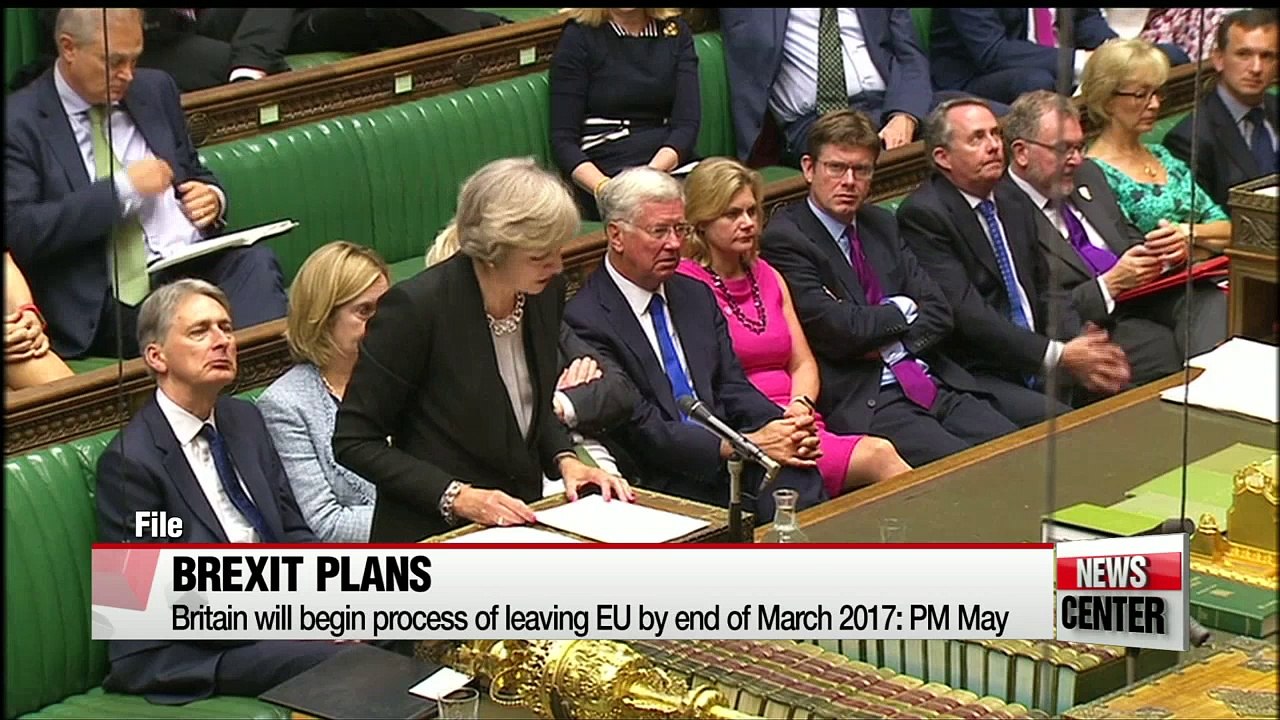 Britain will begin process of leaving EU by end of March: PM May