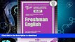 READ BOOK  FRESHMAN ENGLISH (College Level Examination Series) (Passbooks) (COLLEGE LEVEL
