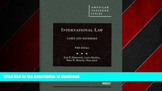 FAVORIT BOOK International Law, Cases and Materials, 5th (American Casebooks) (American Casebook