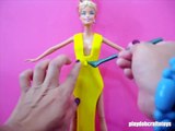 Play Doh Barbie Dolls Beyonce - Run The World ( Girls) Inspired Costume Play-Doh Craft N Toys.mp4
