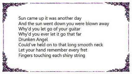 Lucinda Williams - Drunken Angel Lyrics
