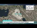 Iraqi army begins offensive to retake Fallujah, Ammar Karim reports