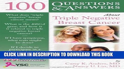 New Book Questions     Answers About Triple Negative Breast Cancer