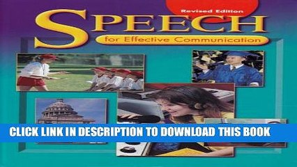 [PDF] Holt Speech for Effective Communication: Student Edition 1999 Popular Online