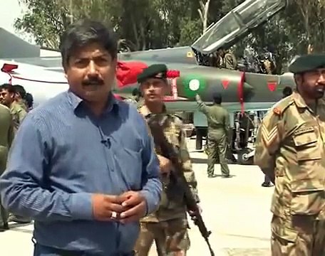 Pakistan Airforce Mirage Fighter Jet Landing on Motorway M2 _ 2016